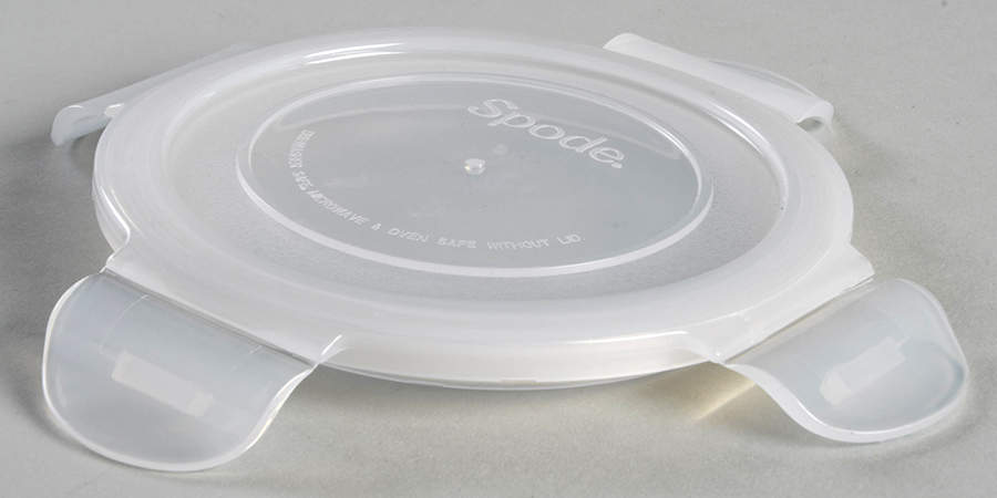 Blue Italian Plastic Lid for 5" Round Food Storage Container by Spode-1