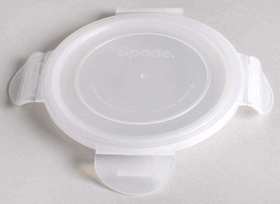 Blue Italian 6" Plastic Lid for Round Food Storage Container by Spode-1