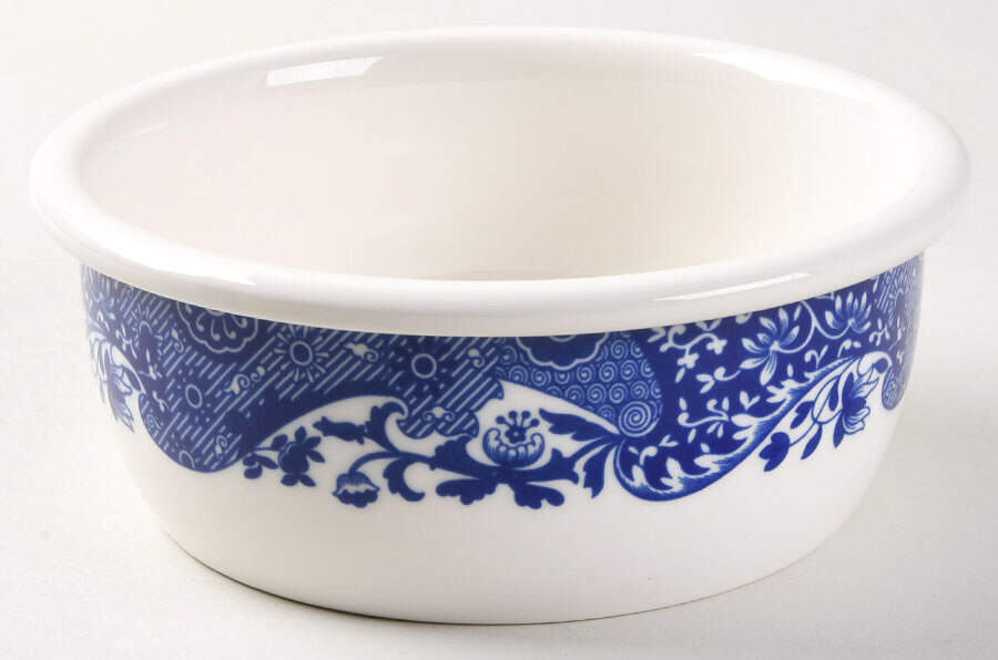 Blue Italian 5" Round Food Storage Container No Lid by Spode-1