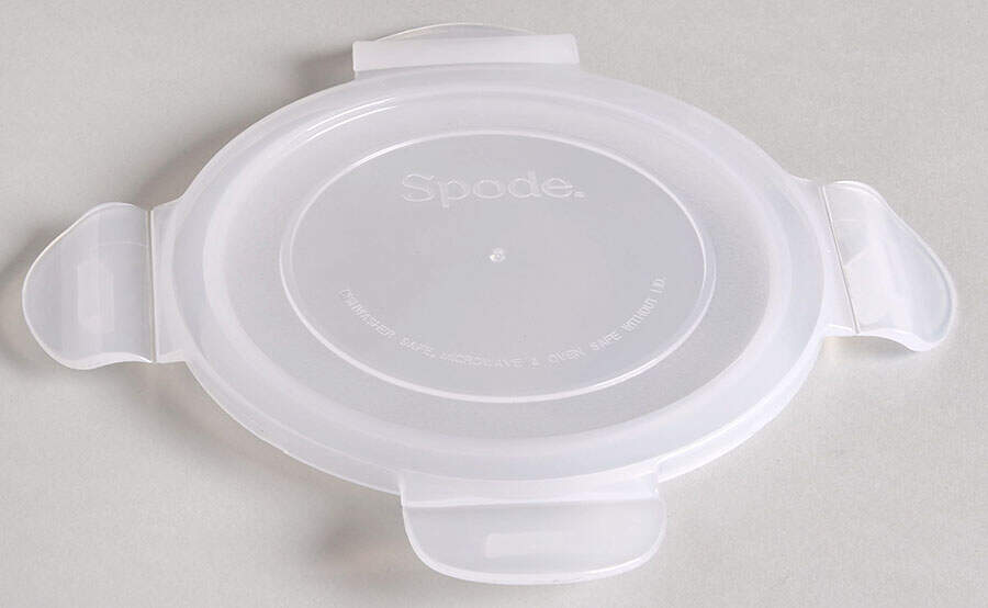 Blue Italian 5" Plastic Lid for Round Food Storage Container by Spode-1