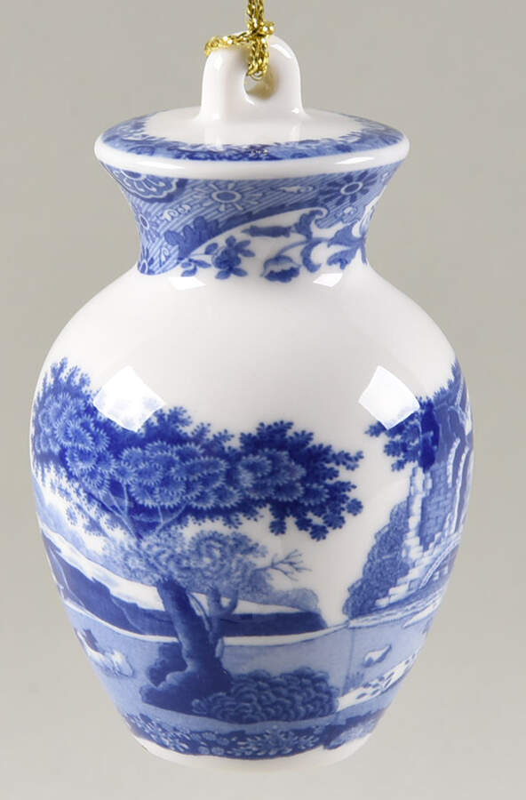 Blue Italian Mini Ornament by Spode-1