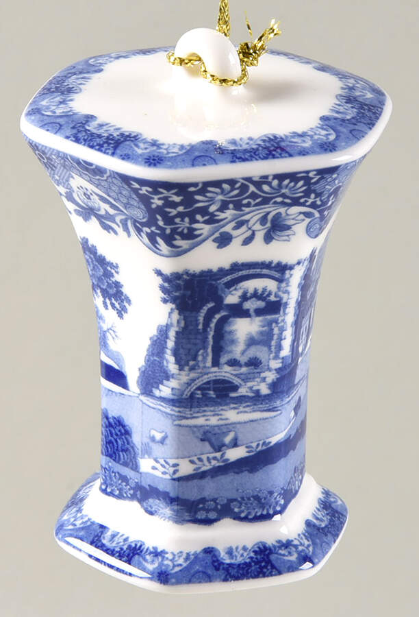 Blue Italian Mini Ornament by Spode-1