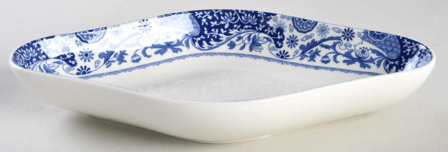 Blue Italian Pickle Dish by Spode-1