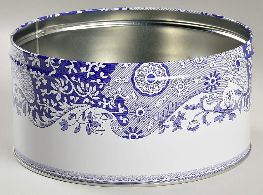 Blue Italian 7" Cake Tin No Lid by Spode-1