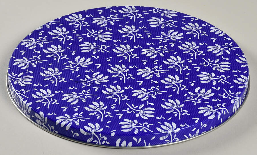 Blue Italian Lid for 8" Cake Tin by Spode-1