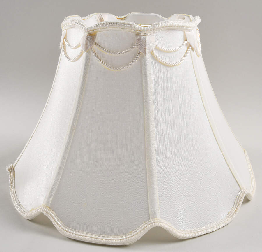 Blue Italian Shade for Electric Hexagonal Vase Lamp by Spode-1