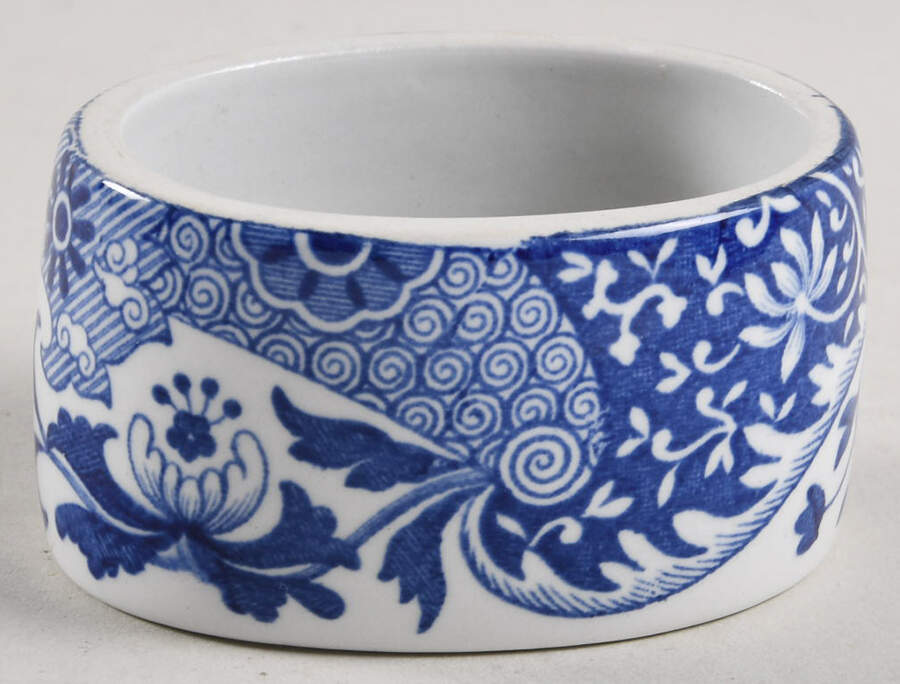 Blue Italian Napkin Ring by Spode-1