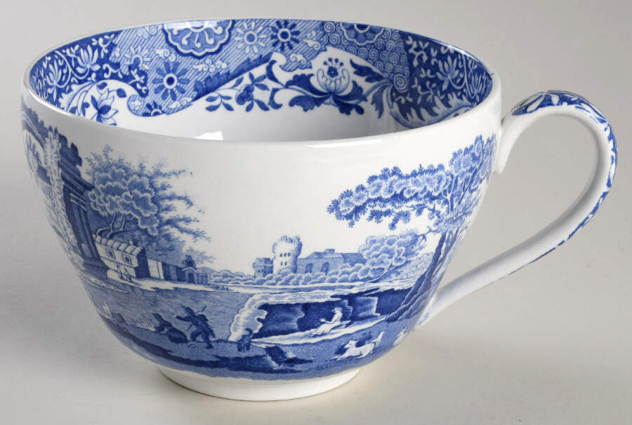 Blue Italian Jumbo Cup by Spode-1