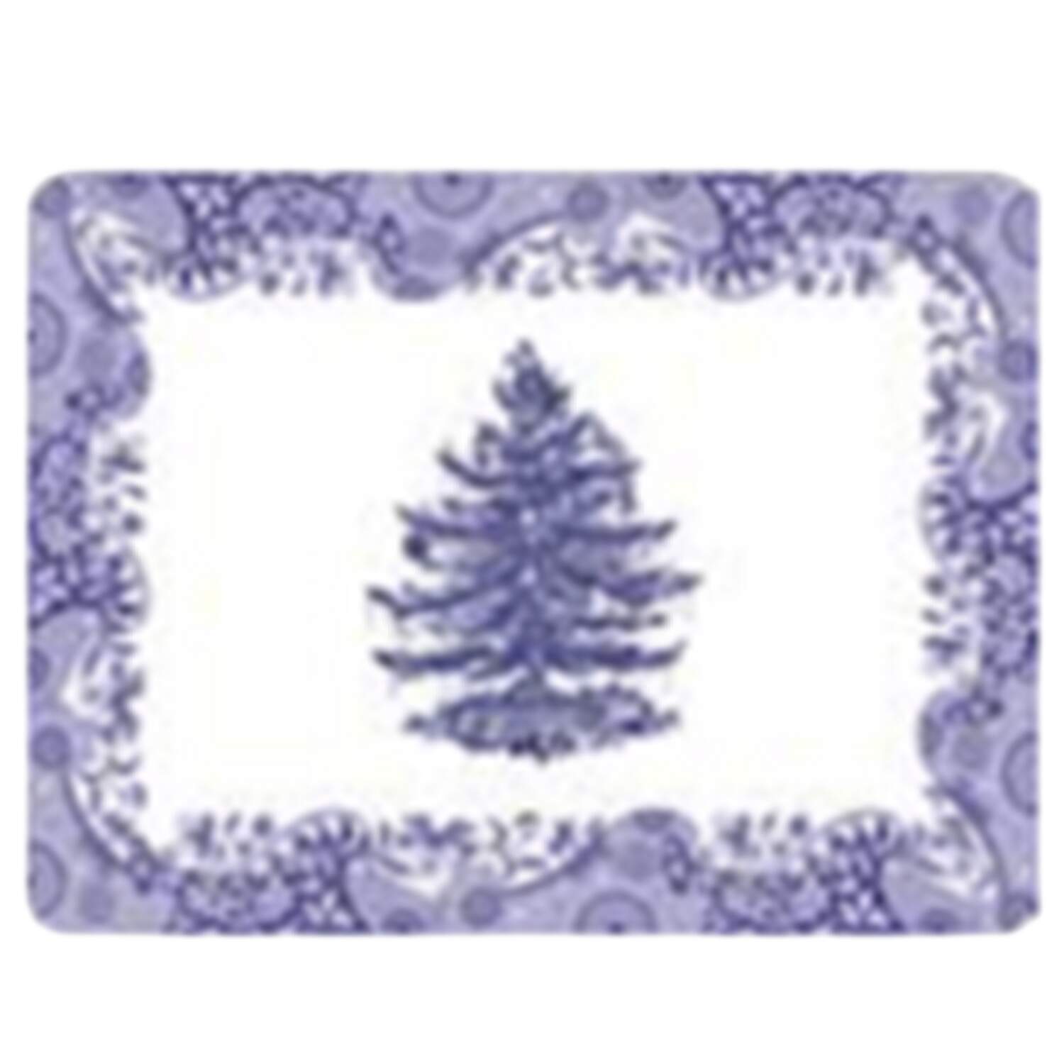 Blue Italian Christmas Corkboard Placemat by Spode-1