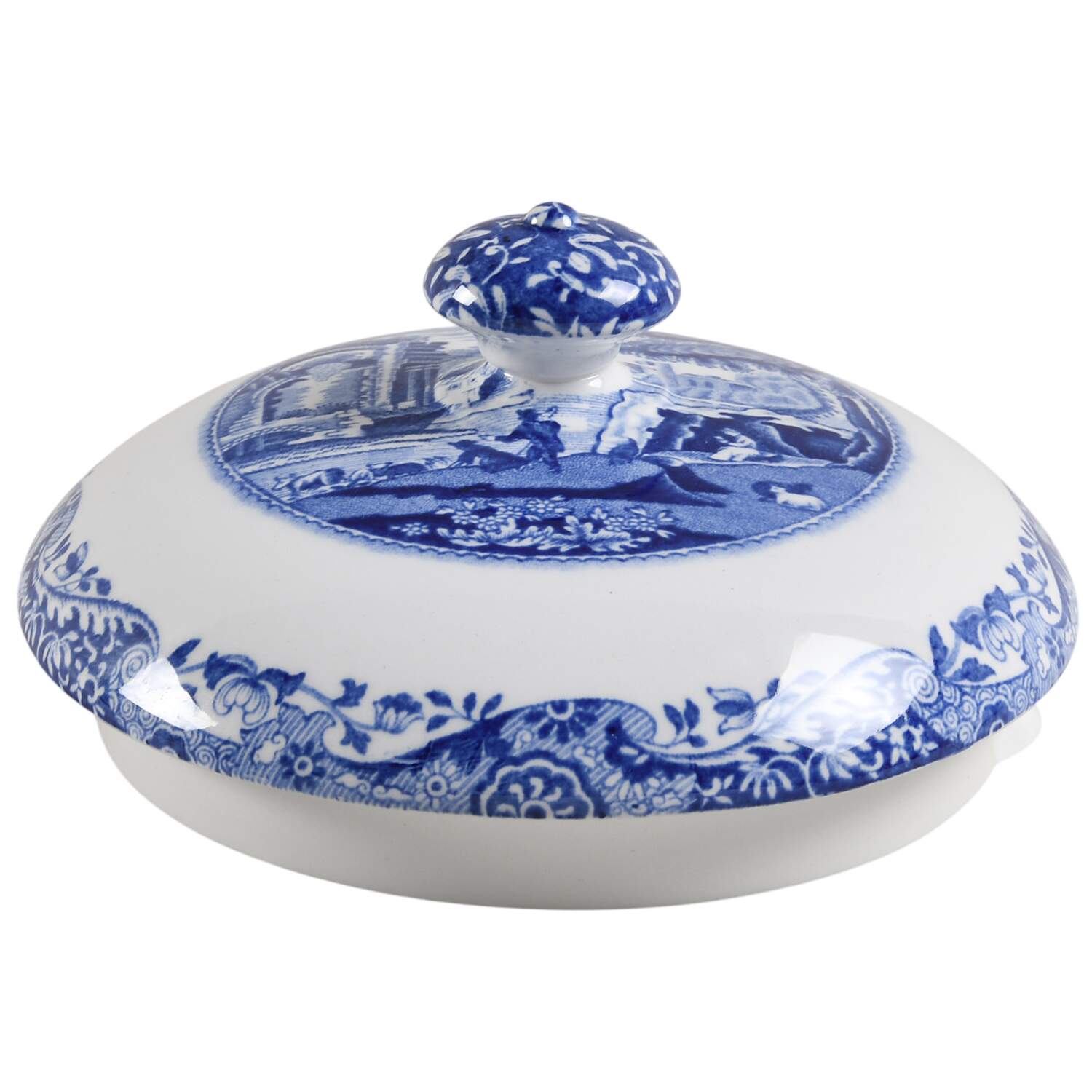 Blue Italian Lid for Kettle by Spode-1