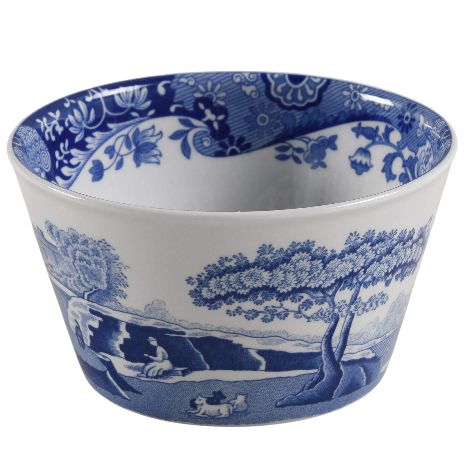 Blue Italian Open Sugar Bowl by Spode-1
