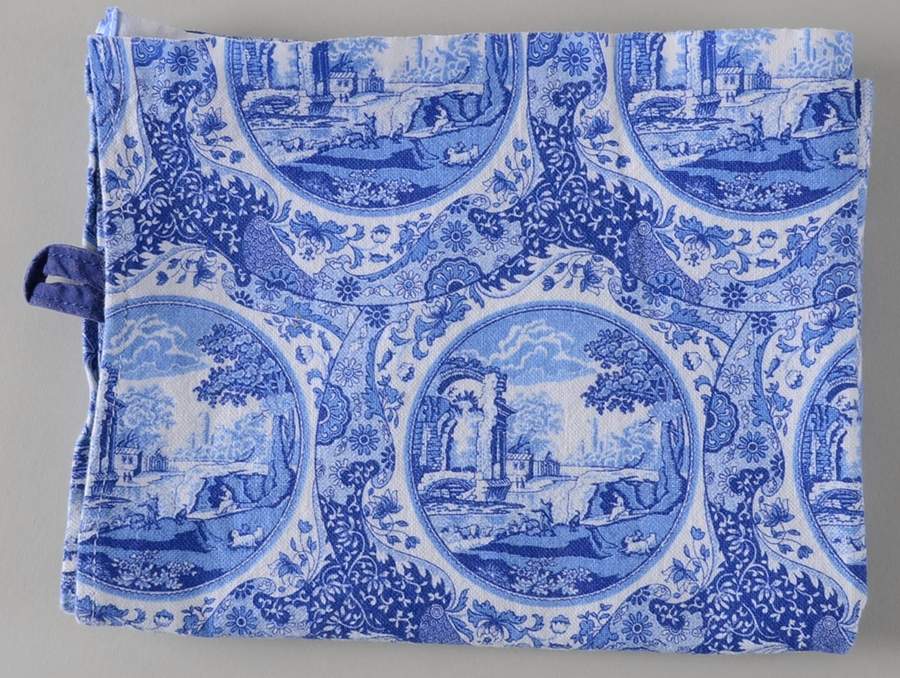 Blue Italian Dish Towel-Cloth by Spode-1
