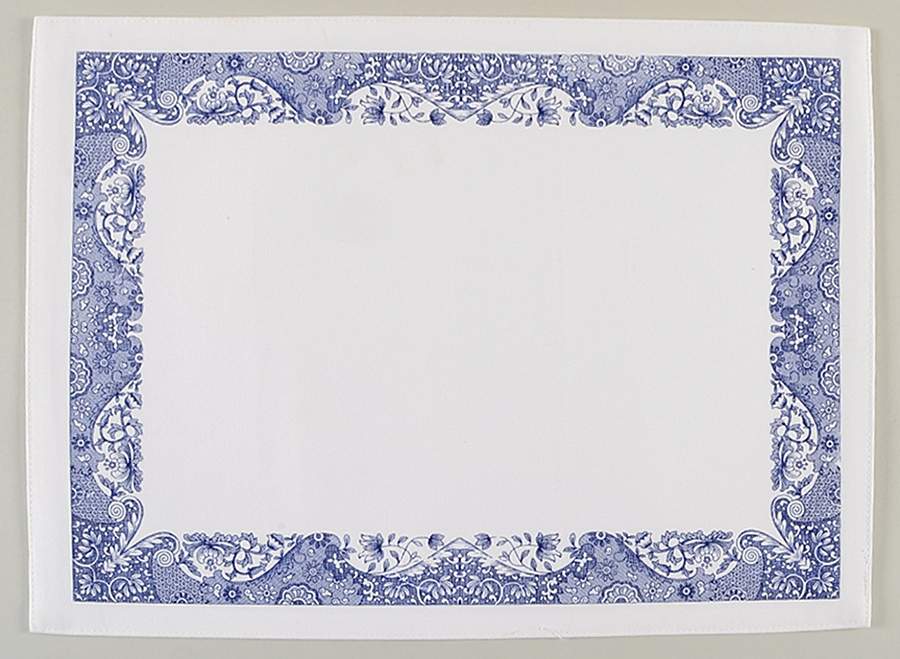 Blue Italian Cloth Placemat by Spode-1