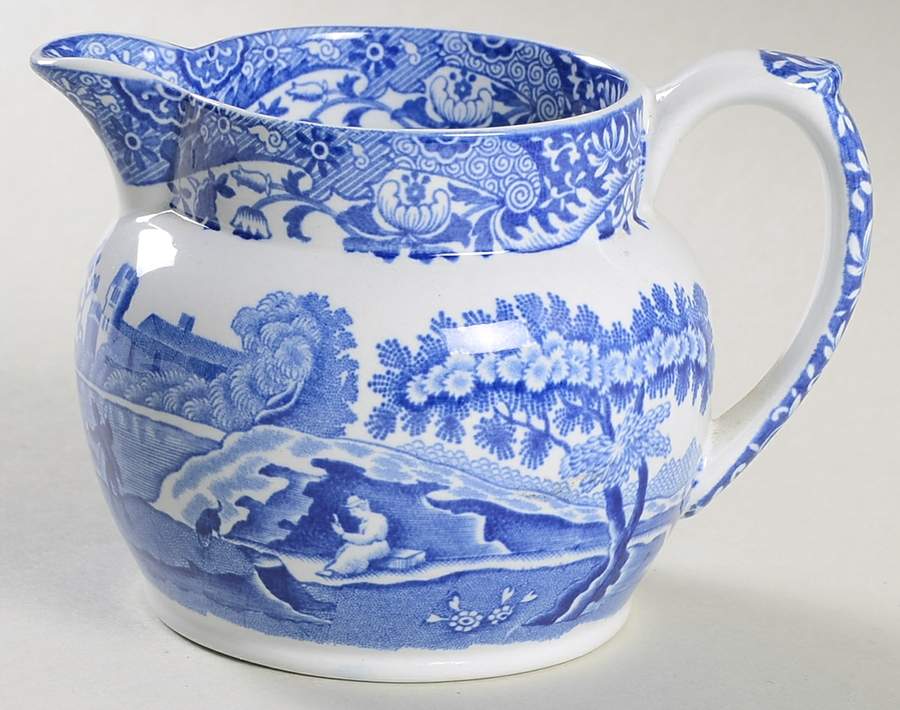 Blue Italian Creamer by Spode-1