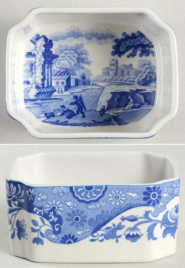 Blue Italian Sweetener Holder by Spode-1