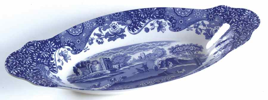 Blue Italian Bread Tray by Spode-1