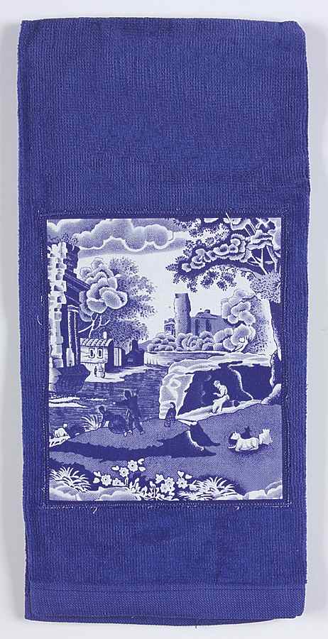 Blue Italian Cloth Dish Towel by Spode-1
