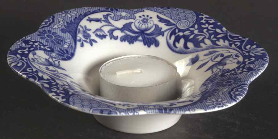 Blue Italian Daisy Tea Lights by Spode-1