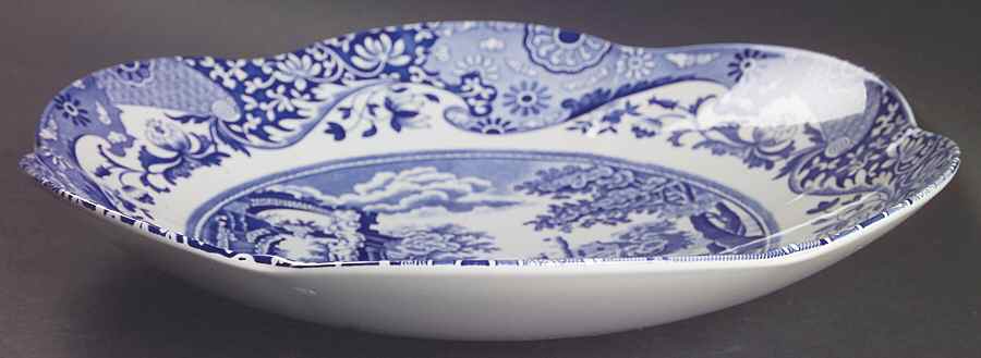 Blue Italian 11" Daisy Bowl by Spode-1