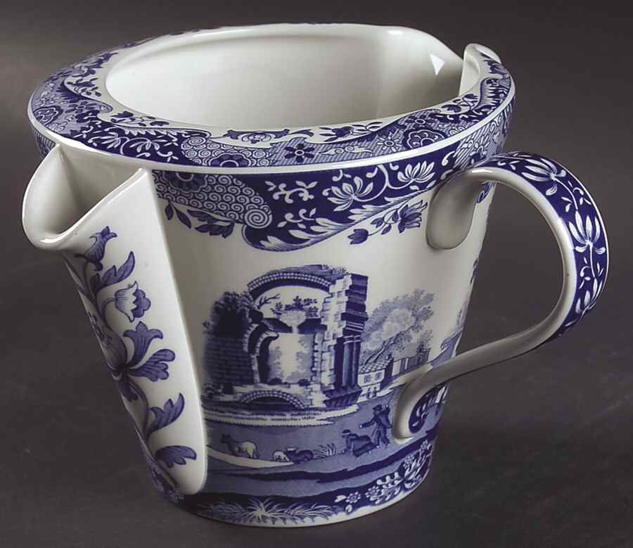 Blue Italian Gravy Separator by Spode-1