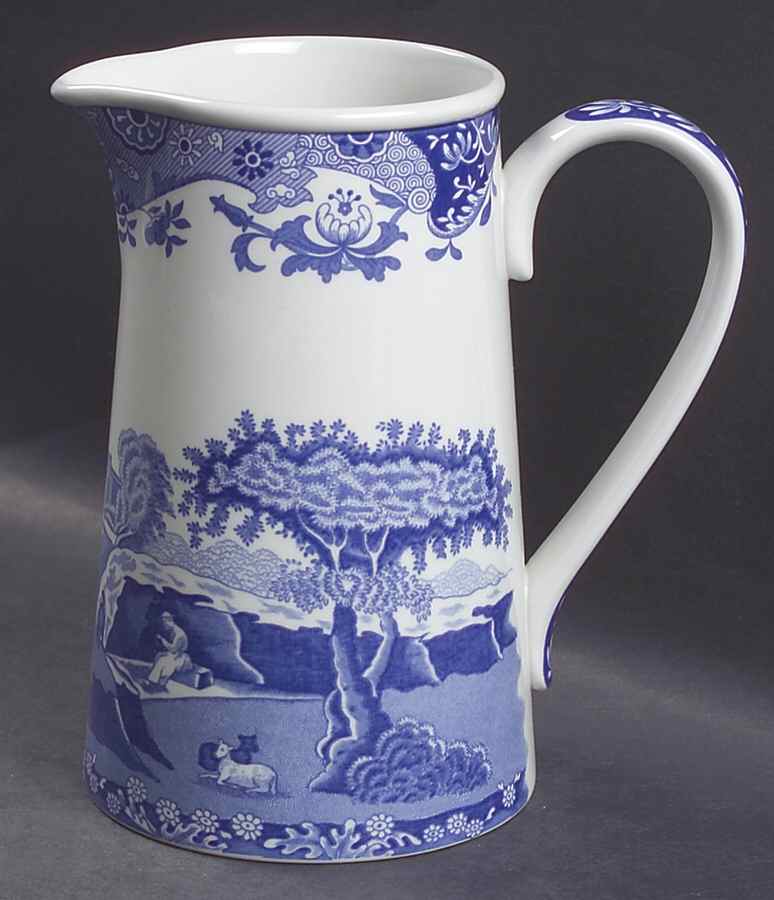 Blue Italian 16 Oz Windsor Jug by Spode-1