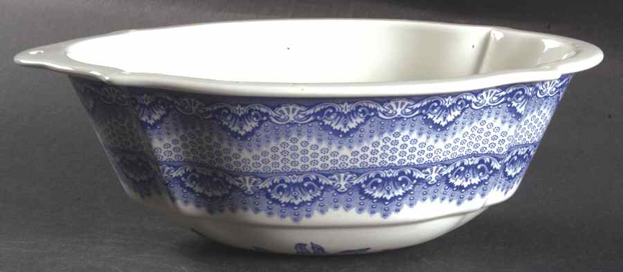 Blue Italian Jello Mold by Spode-1