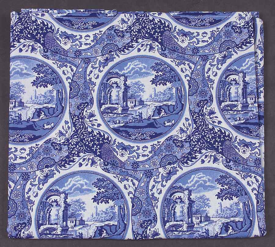 Blue Italian Linen Napkin - Set of 4 by Spode-1