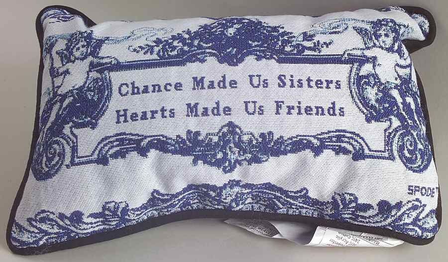 Blue Italian Mini Pillow by Spode-1