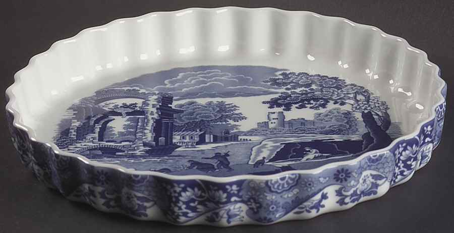 Blue Italian 10" Quiche by Spode-1