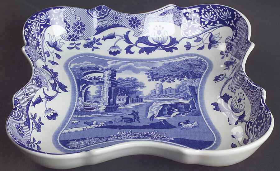 Blue Italian 7" Devonia Tray by Spode-1