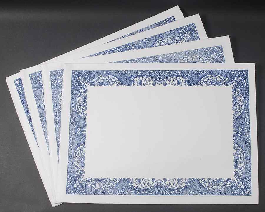 Blue Italian Cloth Placemat - Set of 4 by Spode-1