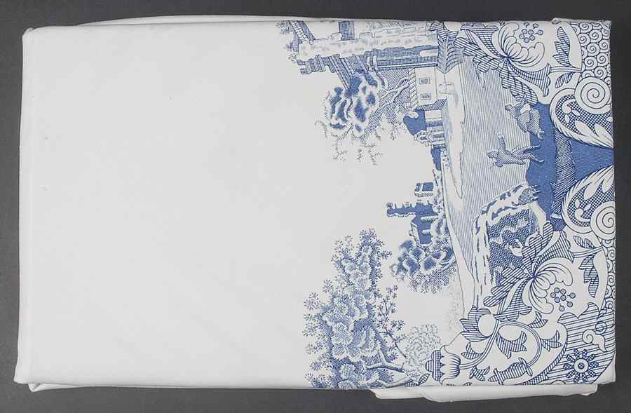 Blue Italian 60" x 120" Oblong Tablecloth by Spode-1