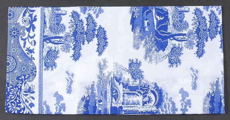 Blue Italian 29" X 18" Tea Towel by Spode-1