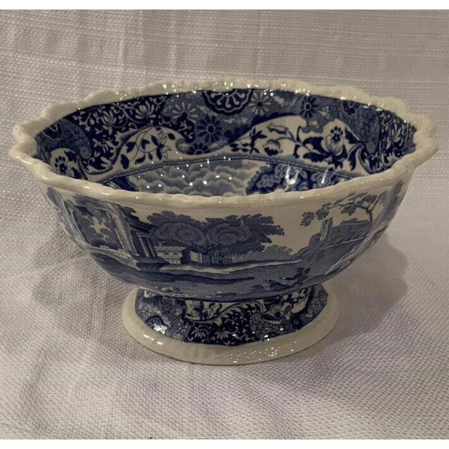Blue Italian (Older) 9" Large Fruit Bowl by Spode-1