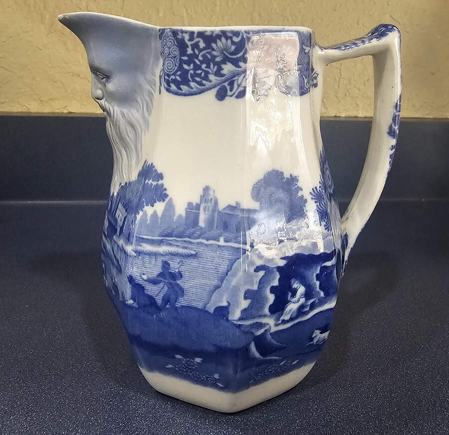 Blue Italian (Older) 32 Oz Pitcher by Spode-1