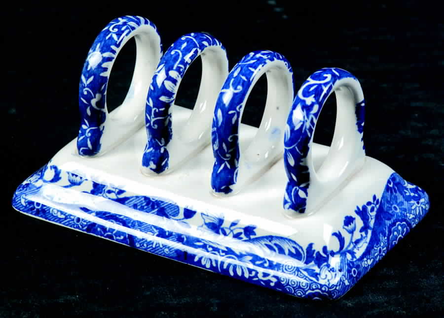 Blue Italian (Older) Toast Server by Spode-1