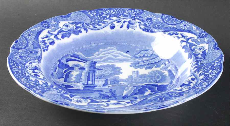 Blue Italian (Older) Large Fruit Bowl by Spode-1