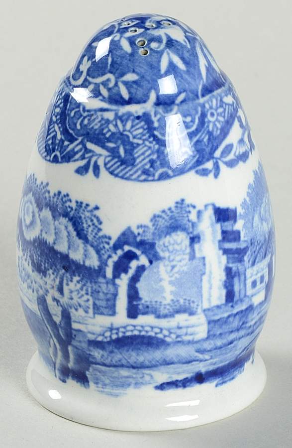 Blue Italian (Older) Pepper Shaker by Spode-1