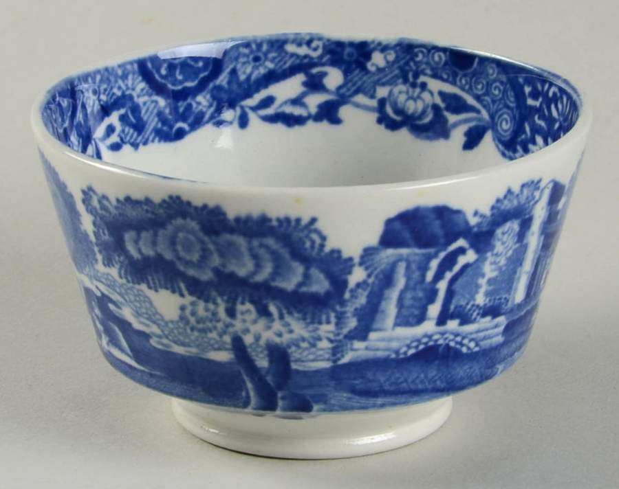 Blue Italian (Older) Individual Open Sugar Bowl by Spode-1