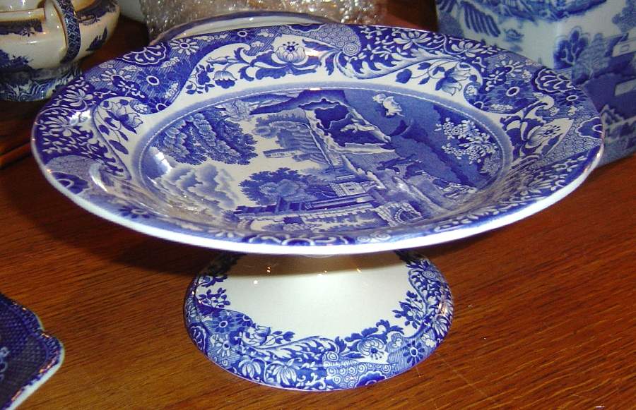Blue Italian (Older) Compote by Spode-1
