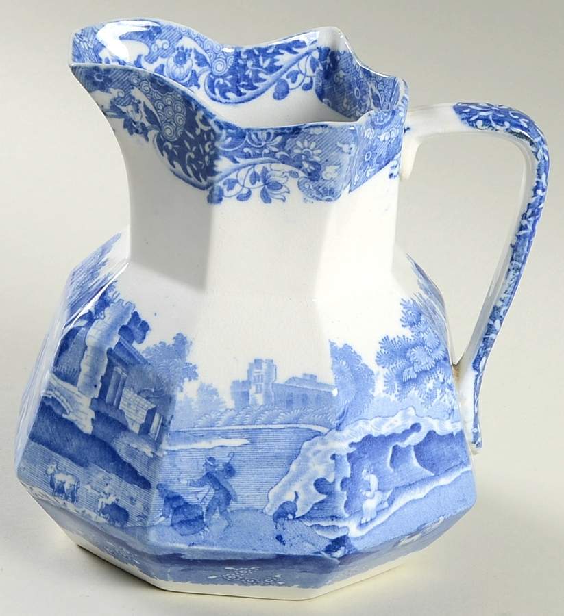 Blue Italian (Older) 30 Oz Pitcher by Spode-1