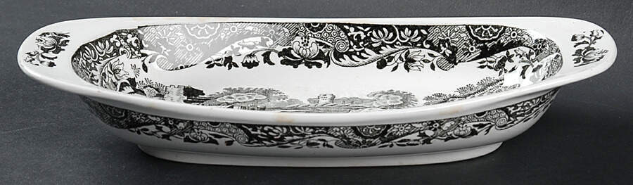Black Italian Relish by Spode-1