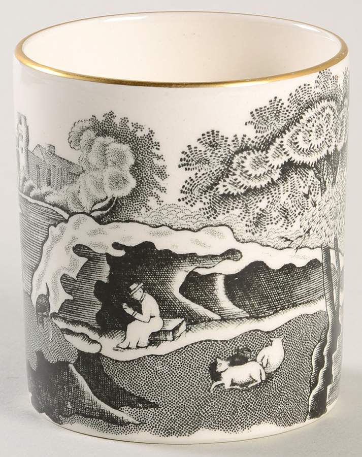 Black Italian Cigarette Holder by Spode-1