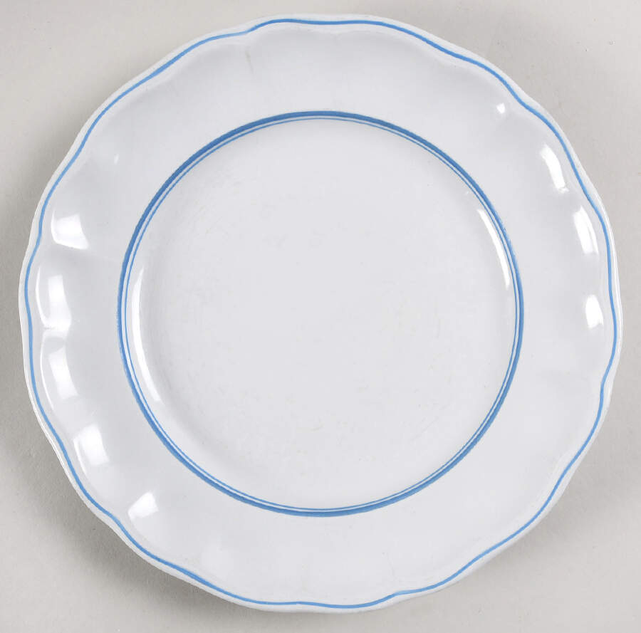 Blue Marlborough Luncheon Plate by Spode-1