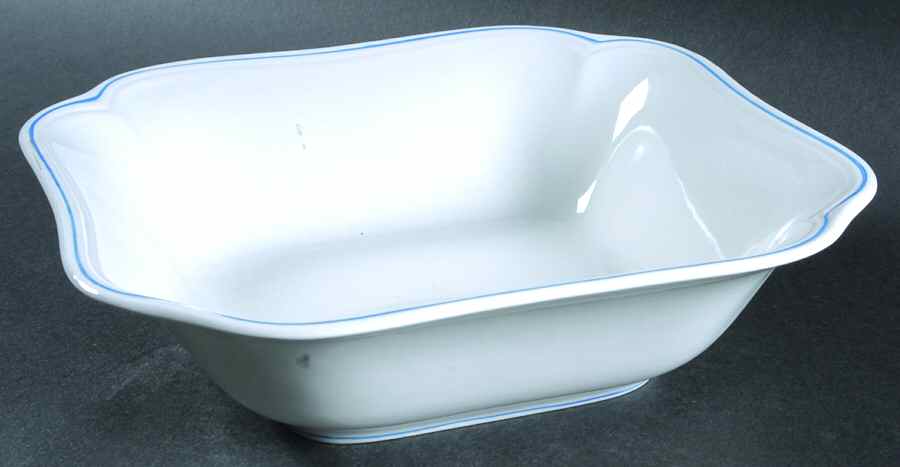 Blue Marlborough 9" Square Vegetable Bowl by Spode-1