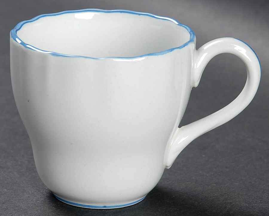 Blue Marlborough Flat Demitasse Cup by Spode-1
