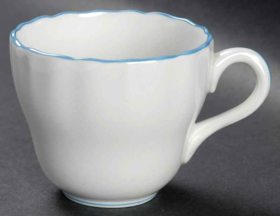 Blue Marlborough Flat Cup by Spode-1