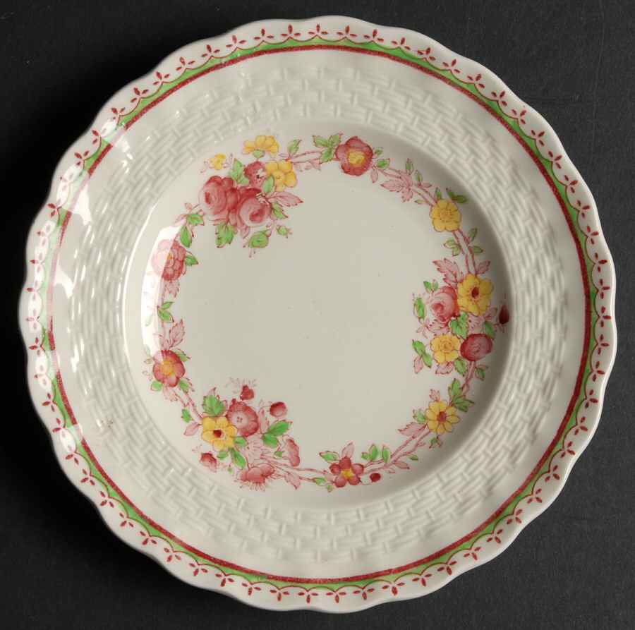 Blue Rambler Bread & Butter Plate by Spode-1