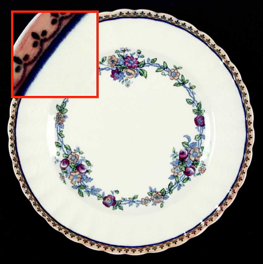 Blue Rambler Dinner Plate by Spode-1