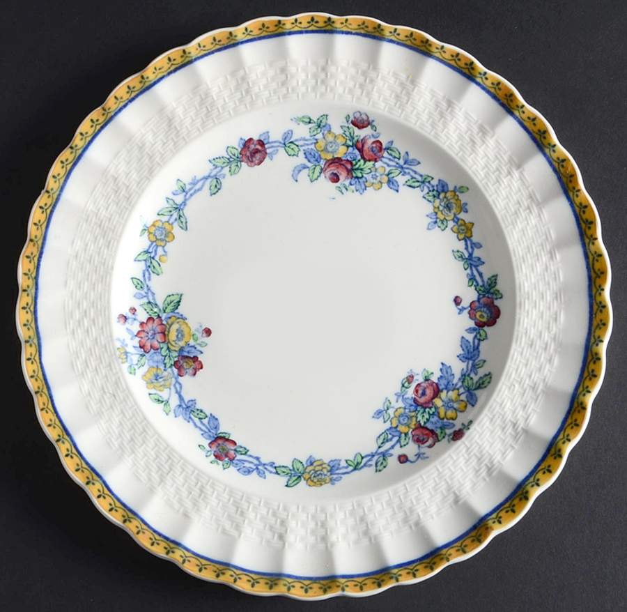 Blue Rambler Luncheon Plate by Spode-1